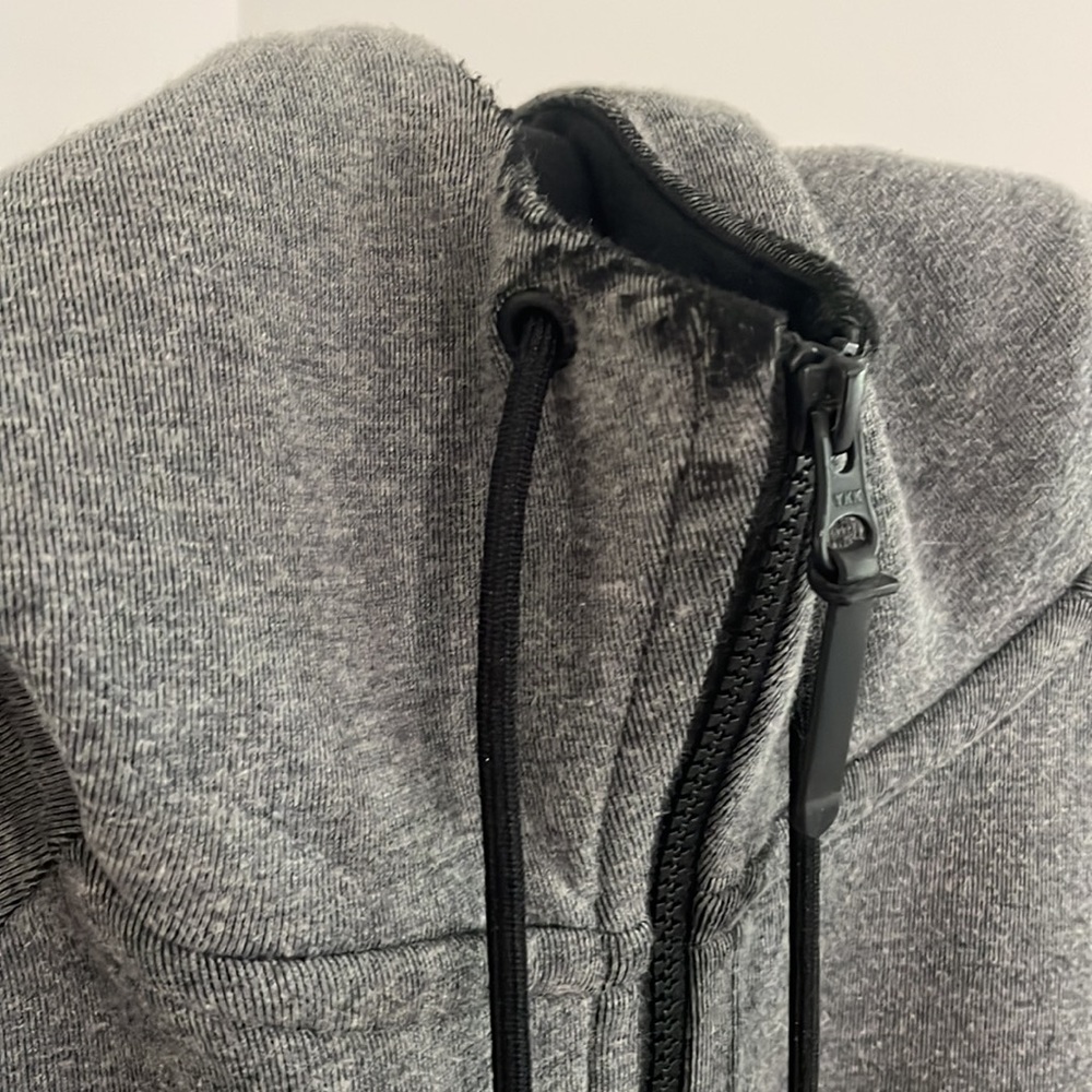 Grey nike tech fleece zipper hoodie - Picture 2 of 2